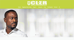 Desktop Screenshot of clersite.org